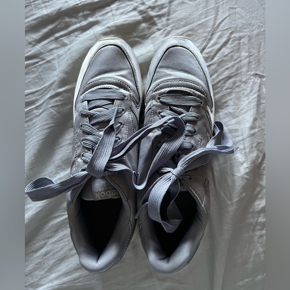 Reebok Baby Blue Satin Sneakers - 8.5W - Picture 2 of 3